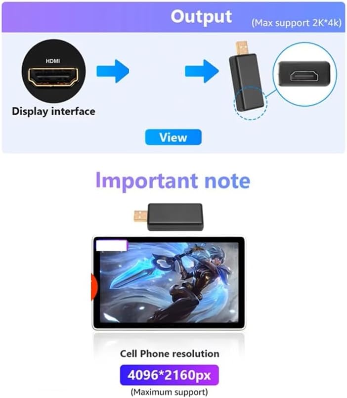 TheCoolCube Android USB Video Output HDMI Out for Car Radio Multimedia Player Roof Headrest Screen HD USB - Image 4